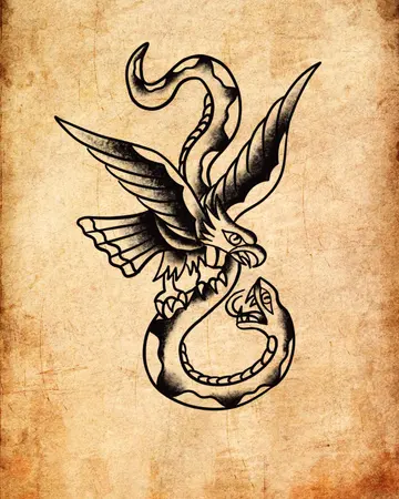 Águila y serpiente