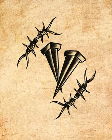 Clavos y alambre