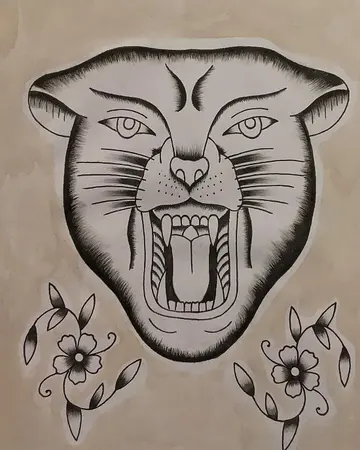 Cabeza de pantera